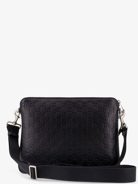 Leather GG Emblem crossbody bag with embossed GG motif