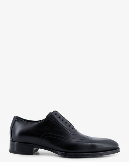 Leather lace-up
