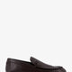 Leather loafers with metal FF logo