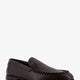 Leather loafers with metal FF logo