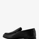 Leather loafers with metal FF logo