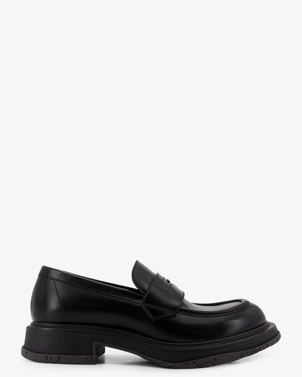 Leather loafers