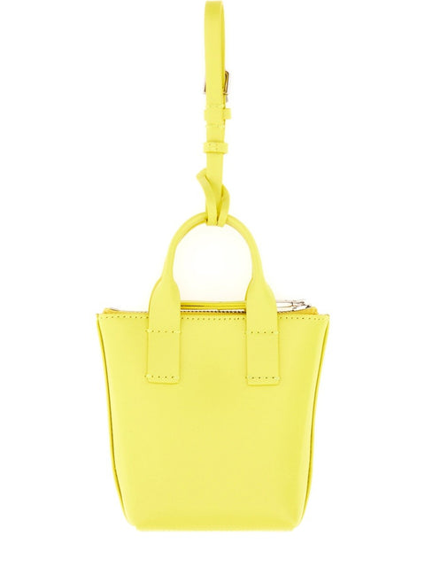 LEATHER "MINIBAG" CHARM