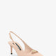 Leather pumps with metal DG logo