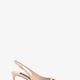 Leather pumps with metal DG logo