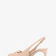 Leather pumps with metal DG logo