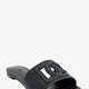 Leather sandals with DG Millennials logo