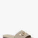 Leather sandals with DG Millennials logo
