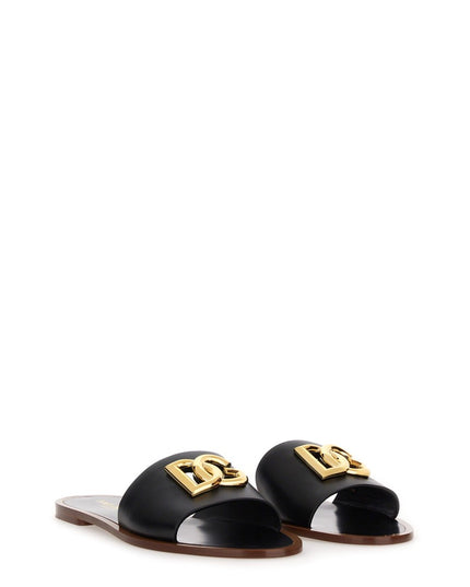 LEATHER SLIDE SANDAL