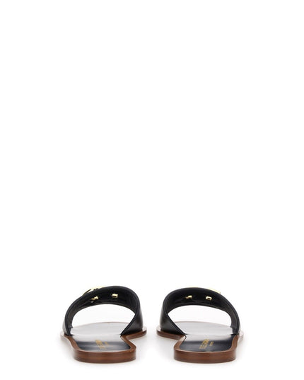 LEATHER SLIDE SANDAL