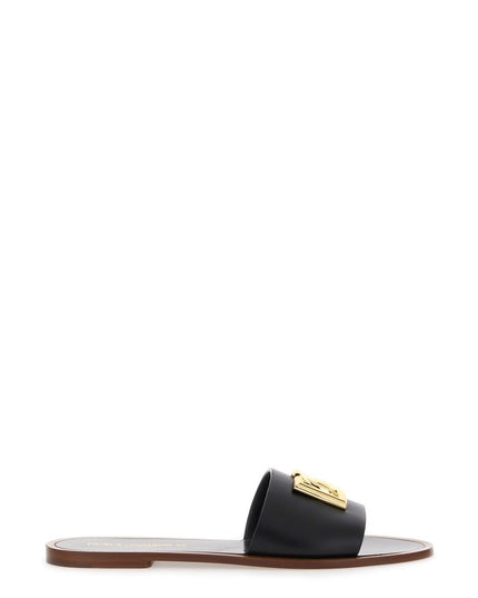LEATHER SLIDE SANDAL