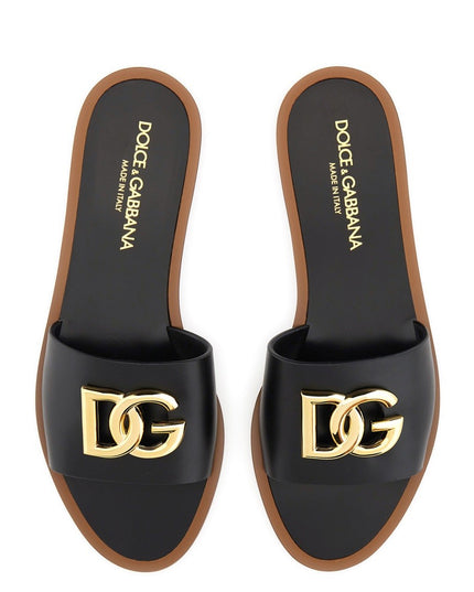 LEATHER SLIDE SANDAL