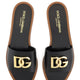 LEATHER SLIDE SANDAL