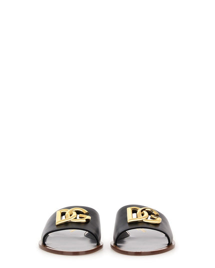 LEATHER SLIDE SANDAL