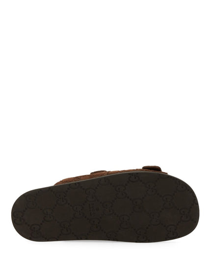 LEATHER SLIDER SANDAL