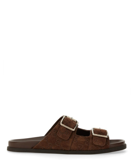 LEATHER SLIDER SANDAL