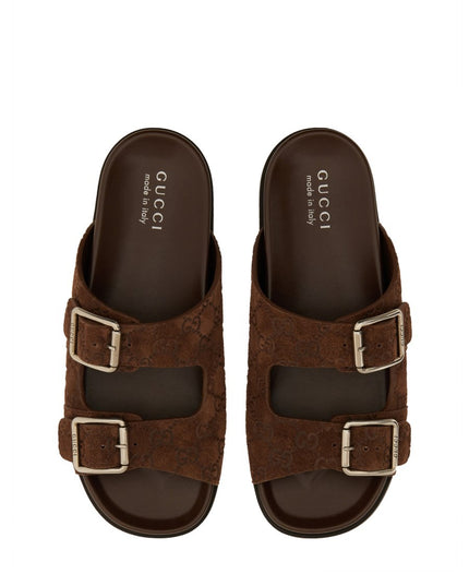 LEATHER SLIDER SANDAL