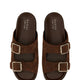 LEATHER SLIDER SANDAL