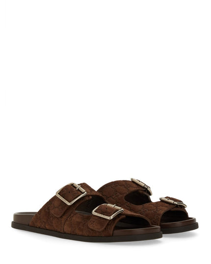 LEATHER SLIDER SANDAL