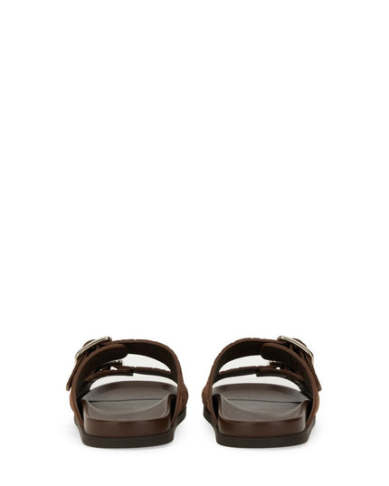 LEATHER SLIDER SANDAL