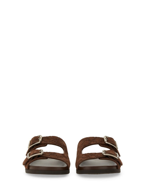 LEATHER SLIDER SANDAL