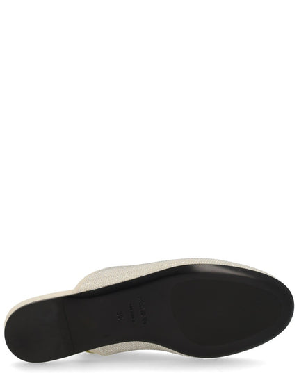 LEATHER SLIPPER WITH RHINESTONES