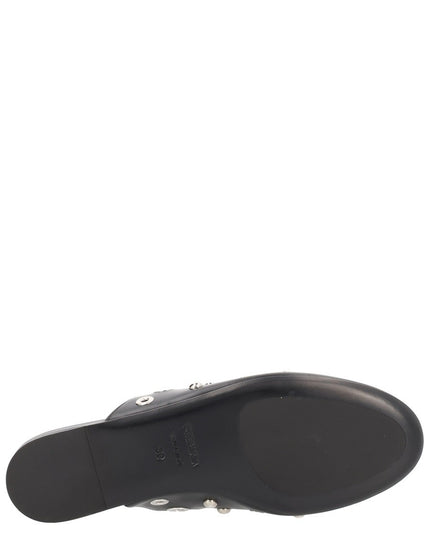 LEATHER SLIPPER WITH STUDS