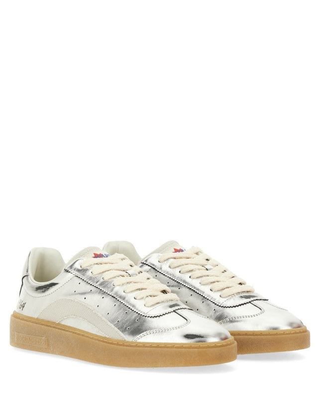 Dsquared2 – Leather Sneaker | Silver