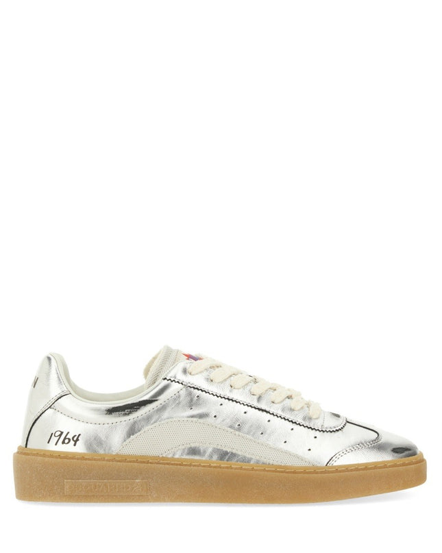 Dsquared2 – Leather Sneaker | Silver