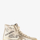 Leather sneakers with all-over Francy Journey print