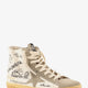 Leather sneakers with all-over Francy Journey print