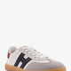 Leather sneakers with suede inserts