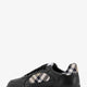 Leather sneakers with Traditional Check inserts