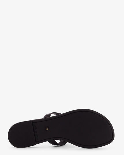 Leather thong sandals