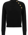Balmain | Leone Catena Kaschmir Pullover | Schwarz | Damen