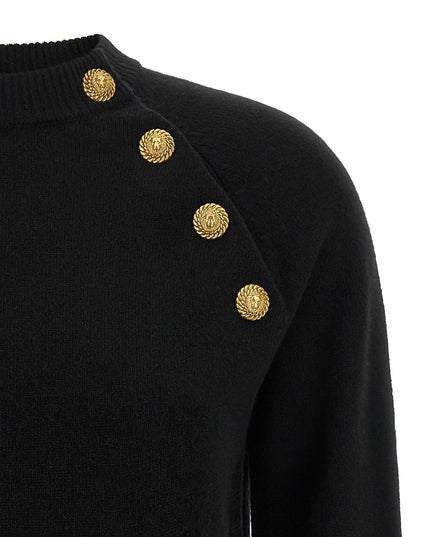 Balmain | Leone Catena Kaschmir Pullover | Schwarz | Damen