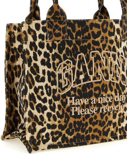 'Leopard' large shopping bag