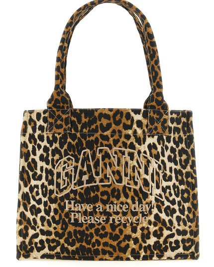 'Leopard' large shopping bag