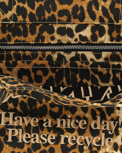 'Leopard' large shopping bag