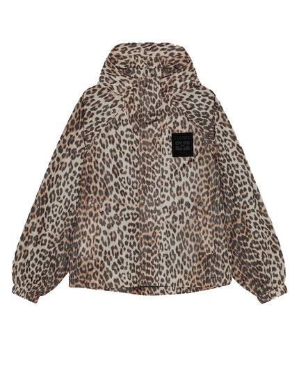 GIACCA CON STAMPA LEOPARDATA