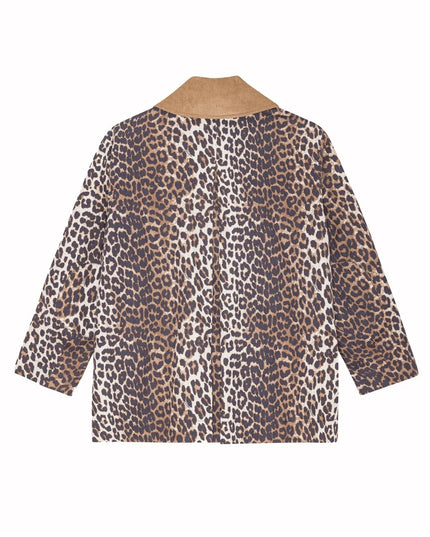 LEOPARD PRINT MIDI JACKET