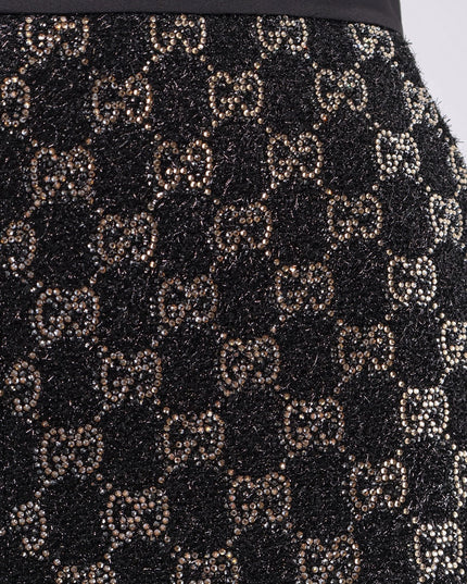 Lightweight Lamé Wool Tweed Shorts