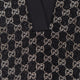 Lightweight lamé wool tweed top