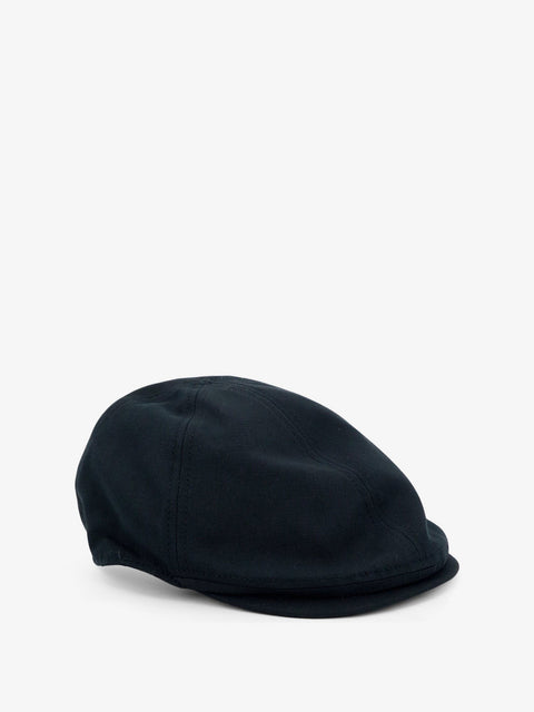 Linen and cotton flat cap