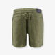 Linen bermuda shorts with embroidered logo