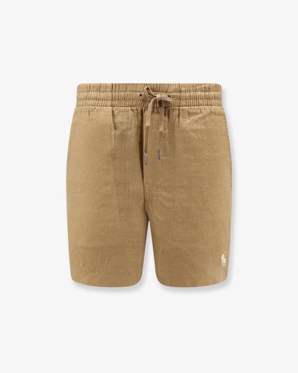 Linen bermuda shorts