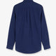 Linen shirt with embroidered logo on the front