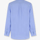 Linen shirt with embroidered logo on the front