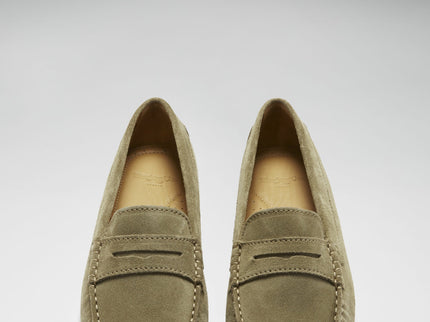 Women's Penny Driving Loafers, truffle suede