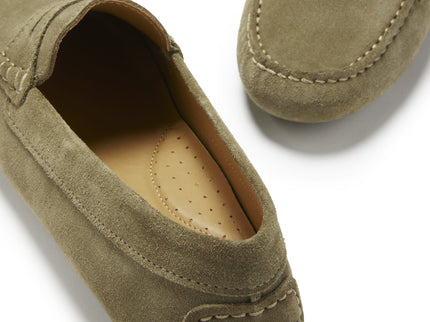 Women's Penny Driving Loafers, truffle suede